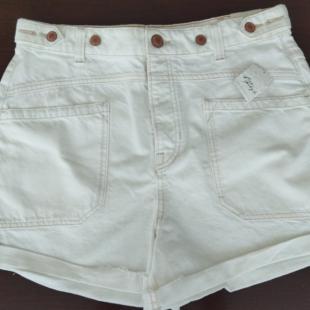 Free People - We The Free Palmer Shorts - White -Size 30